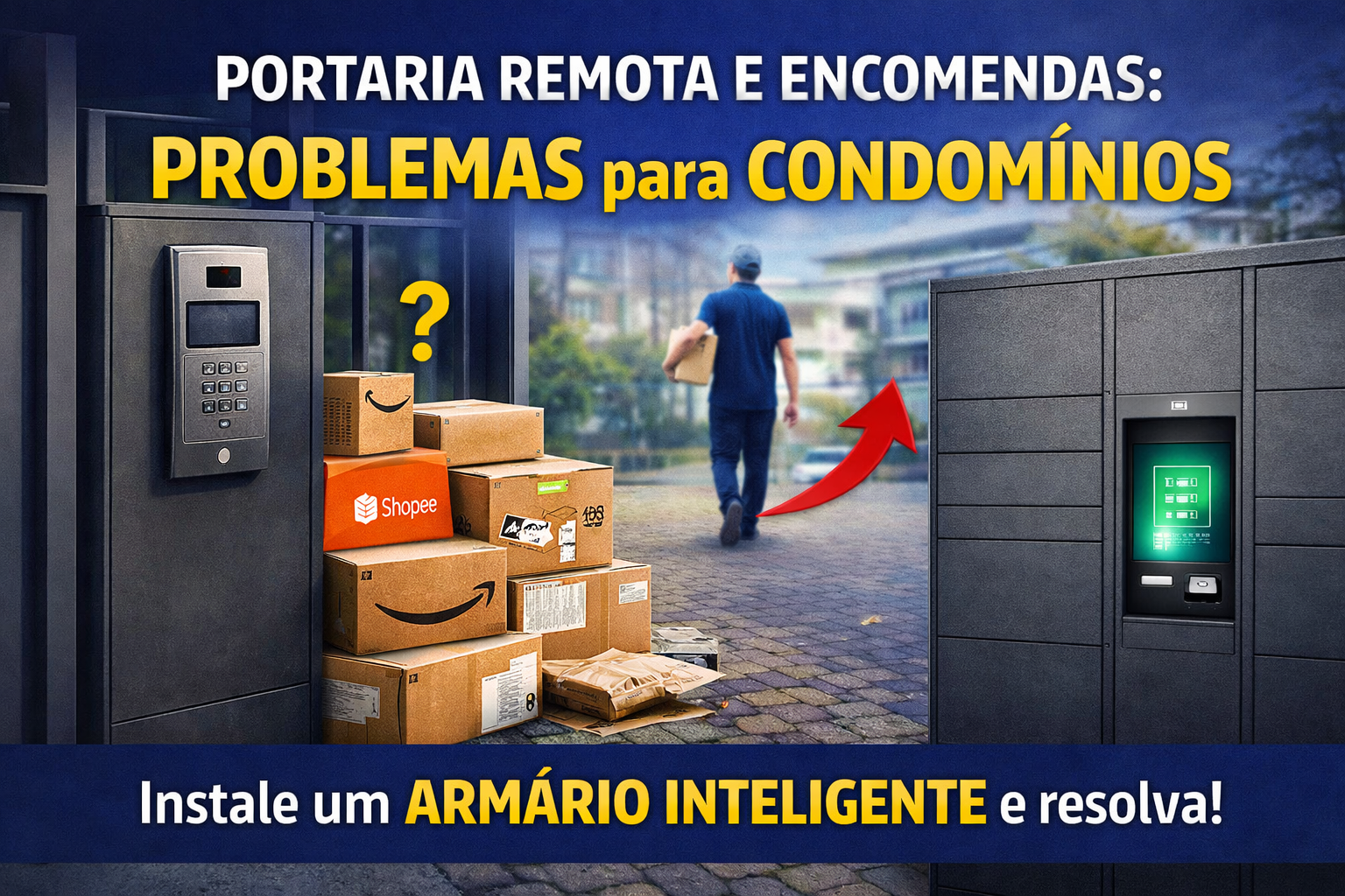Portaria Remota e Encomendas: Por que condomínios precisam de armário ...